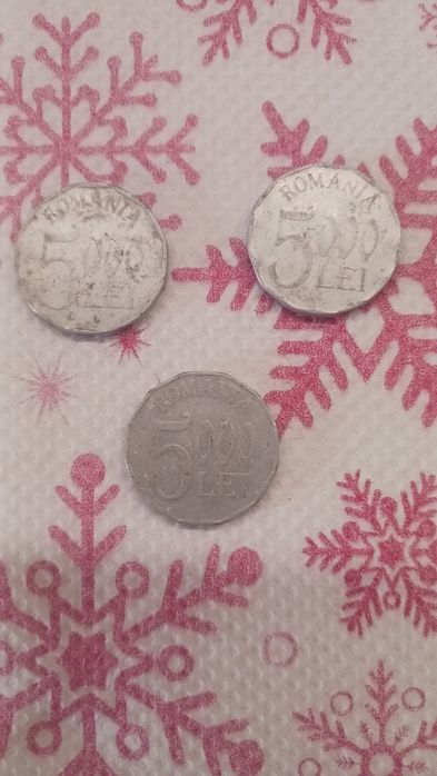 Monede 5000 lei an 2002