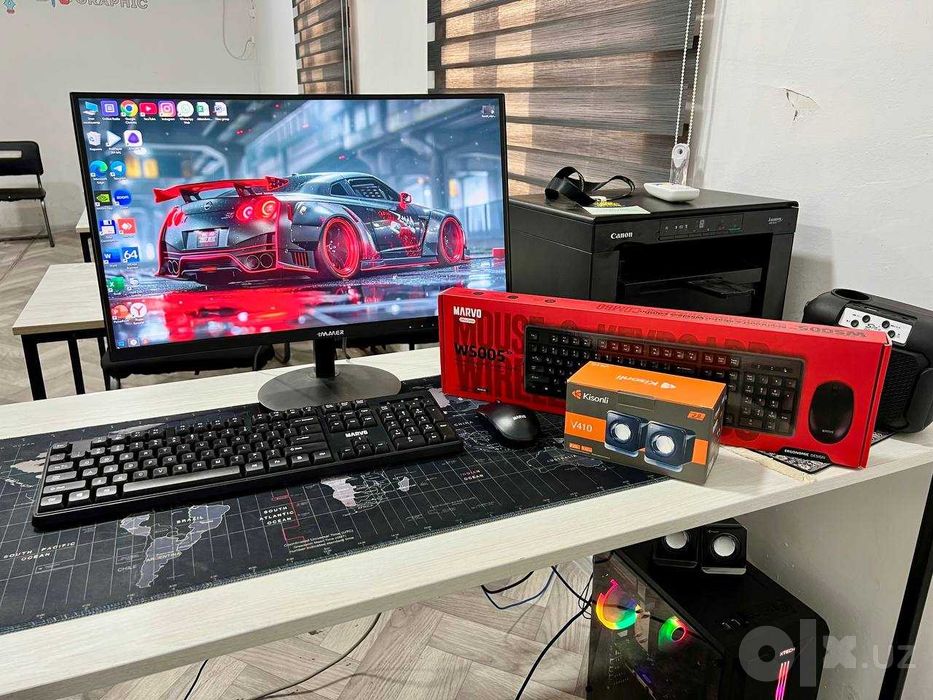 Full Komplekt Kompyuter | 8GB RAM | CORE i5 | 120SSD+1TB HDD | GT730