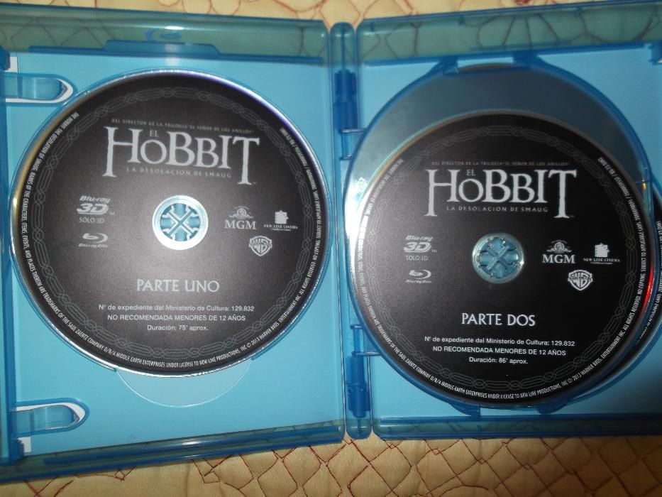 DVD 3 D si blu-ray HOBBIT