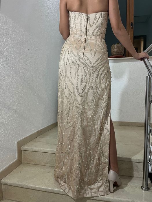 Бална рокля с камъни (+ портмоне/чанта)