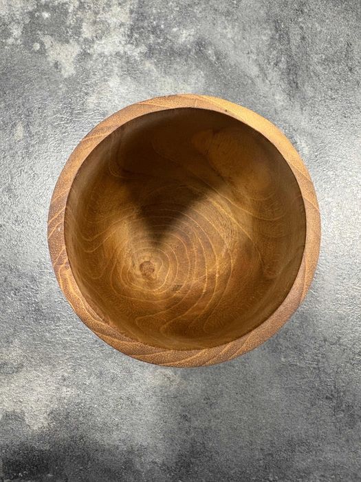Cana mare, lemn, tec, 8 x 8 x 9 cm
