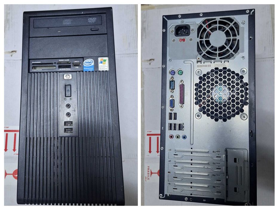 Лаптоп Dell, монитори LG, Dell и 2 бр. компютри HP