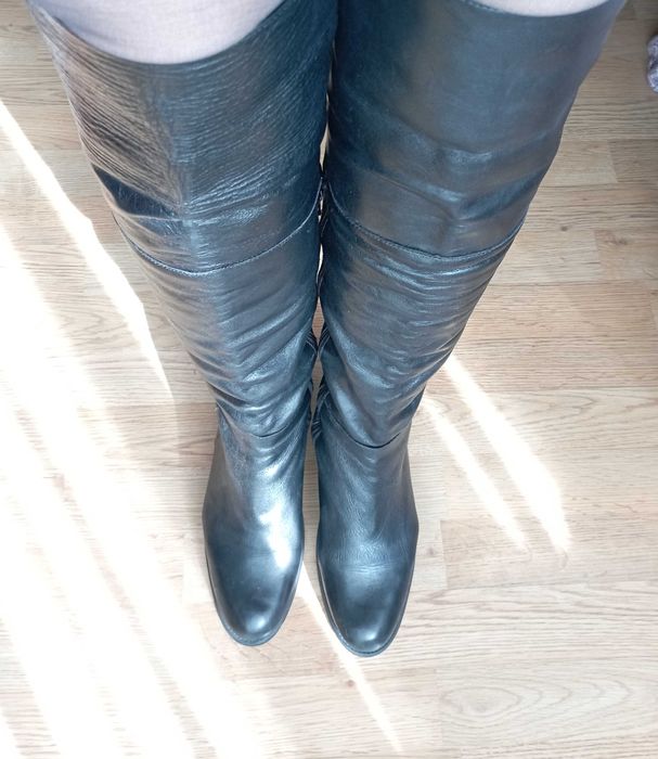 Дамски чизми от естествена кожа №40