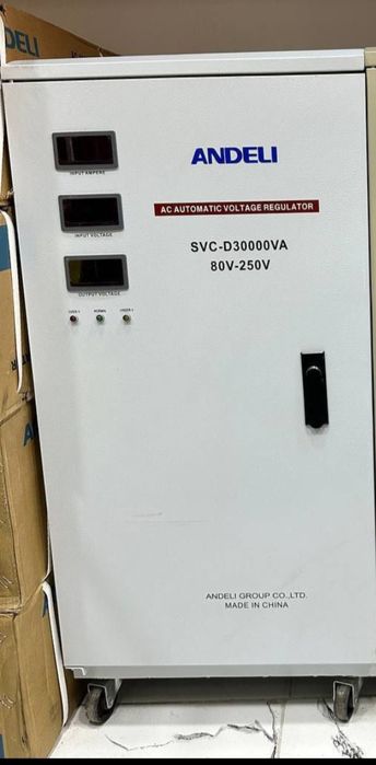 Стабилизатор 80-250V SVC-D 30.000VA  ANDELI