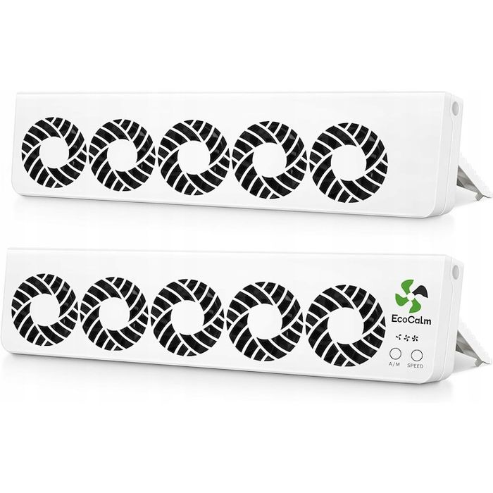 Ventilator pt. radiator/calorifer ecoCalm 2.0 , set 2 bc.,economie 60%