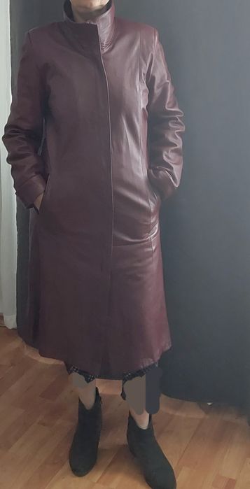 Haina din piele, căptușita, pentru dama, XL