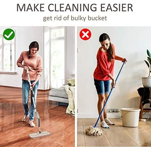 Распылительная швабра из микрофибры для мытья пол