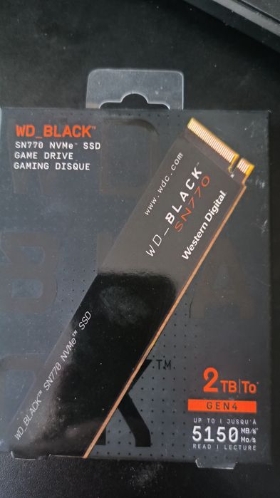 SSD nvme WD Black SN770 2TB