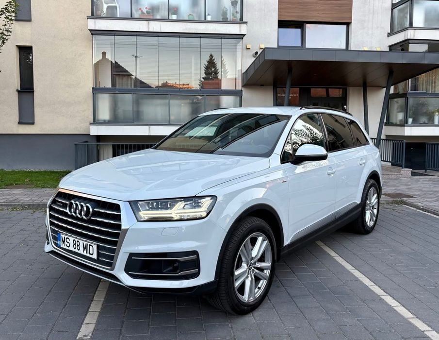 Audi Q7 3.0 Diesel 272 CP 2017 Euro 6 Ad Blue Matrix Alb Perlat