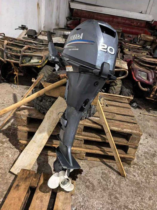 Мотор YAMAHA 20 + воздушный катер новый