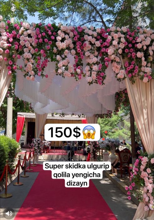 Оформление Afarmleniya Ofarmleniya to’y bezaklari xama xizmat bor to’y