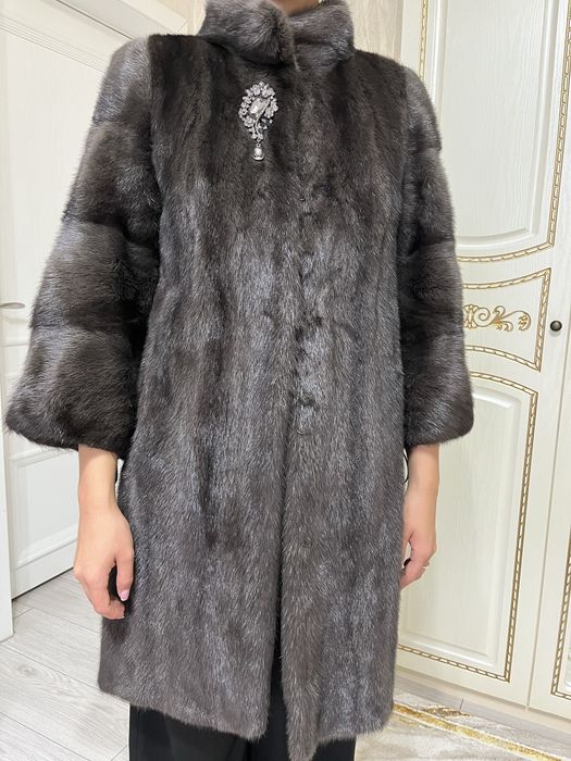 Шуба, мех, песец