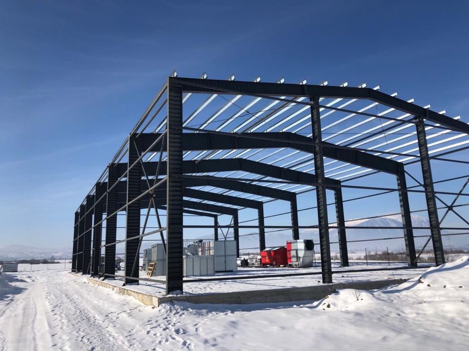 Vând structura stoc sau construiesc hala