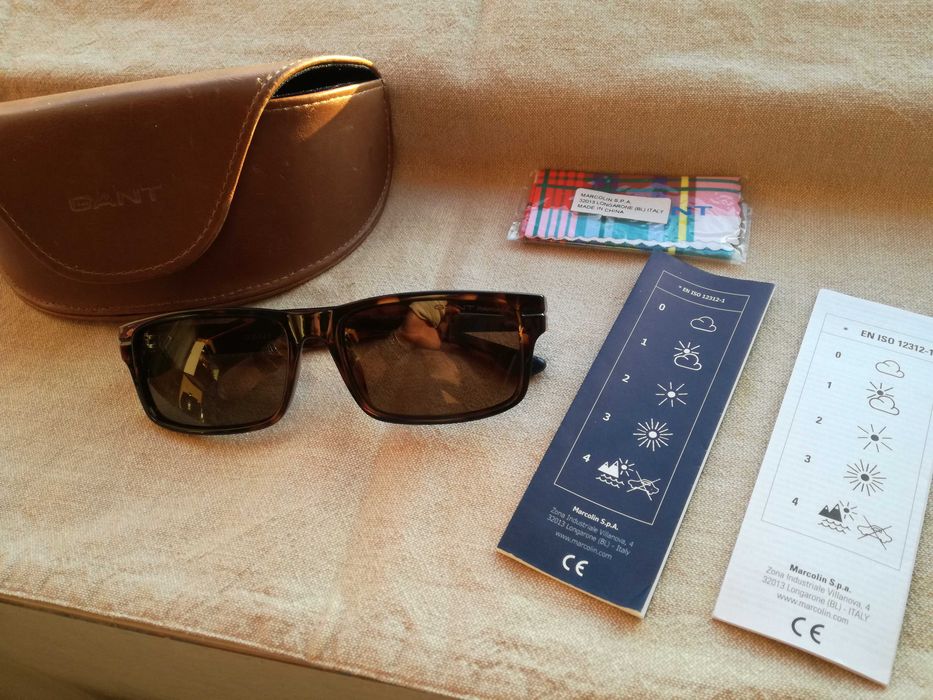 Ochelari de soare polarizati marca GANT 55x16x140 Fabricati din Acetat