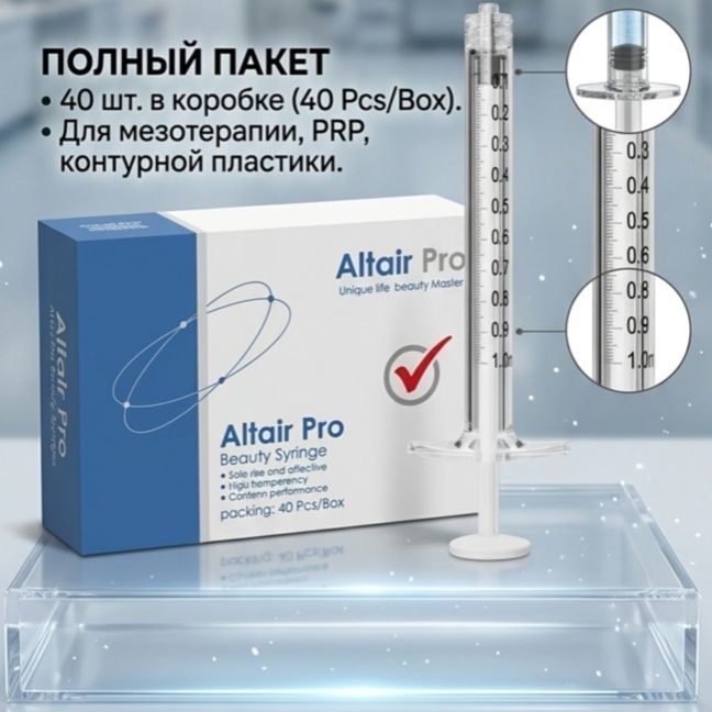 Профессиональные иголки для мезотерапии