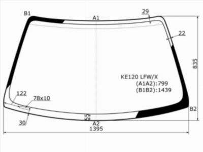 Стекло лобовое  Toyota Corolla