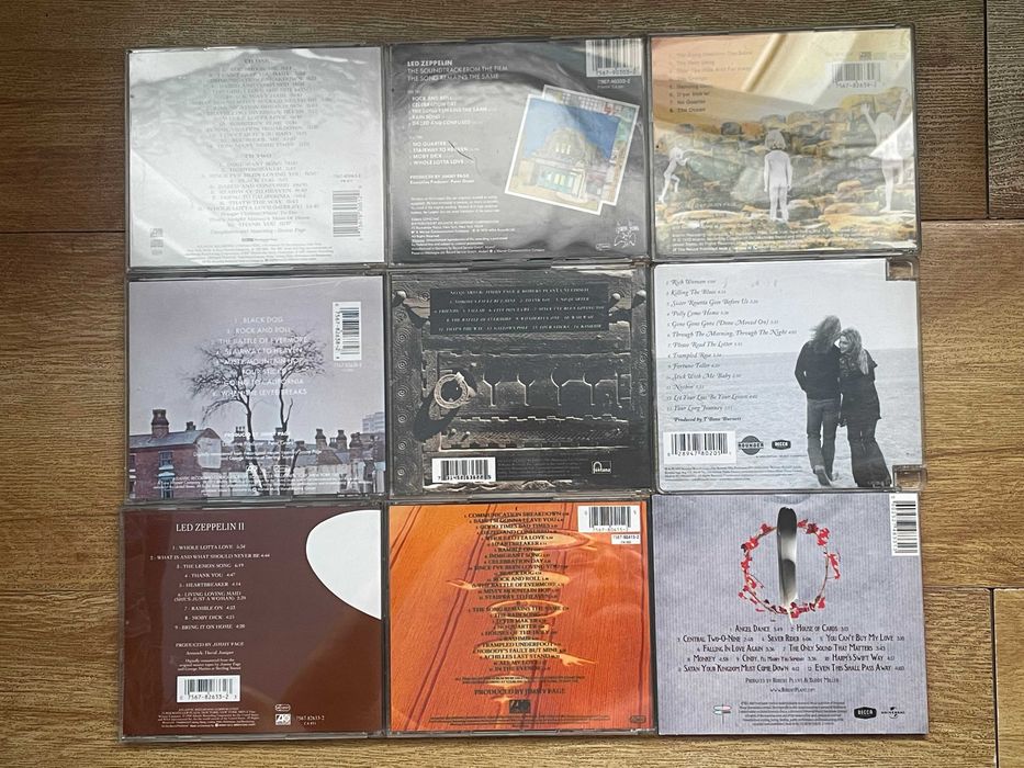Colectie 10 CD-uri  LED ZEPPELIN / ROBERT PLANT  / Jimmy Page