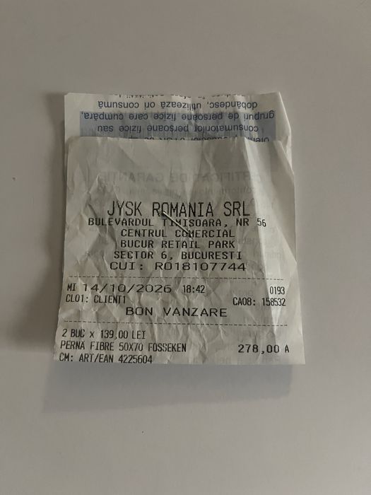 Set 2 Fibre pillow Jysk