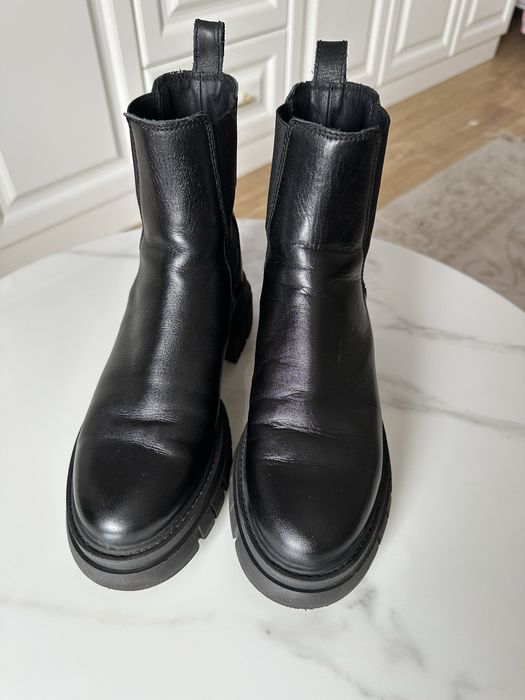 Botine din piele naturala -37