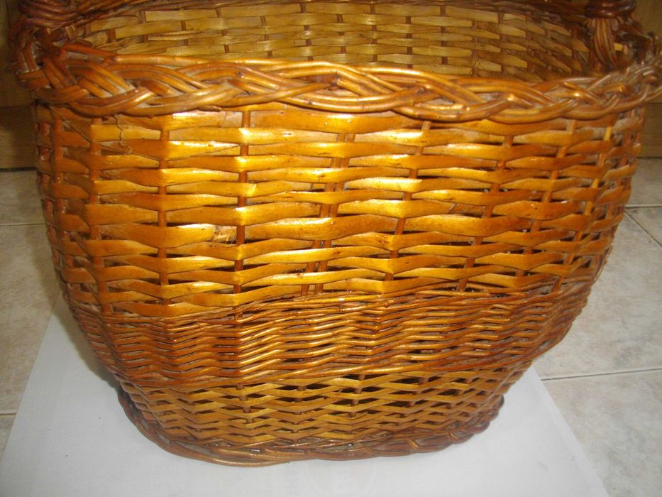 Стара Битова Кошница От Ракита-Голяма-От Соца-540х380х270мм-Отлична
