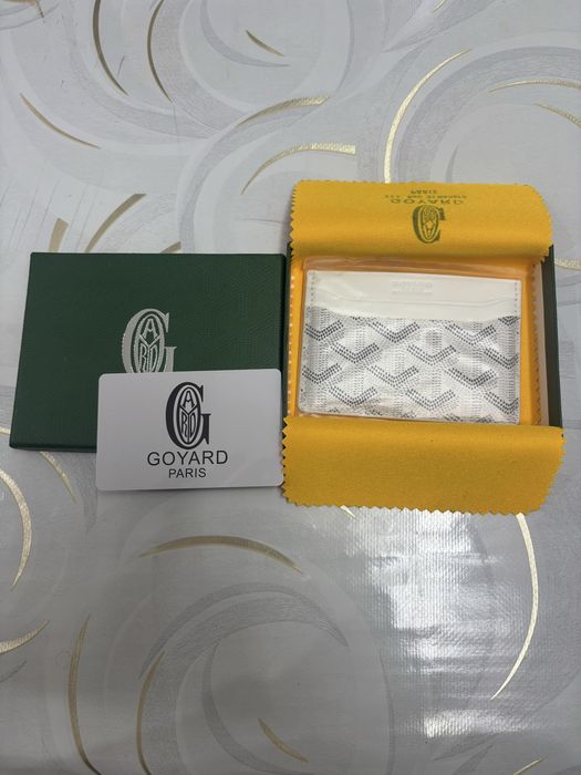 картхолдер Goyard белого цвета