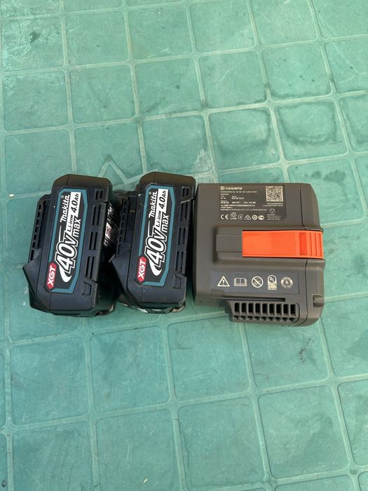 Acumulatori Makita  XGT 40V si Husqvarna