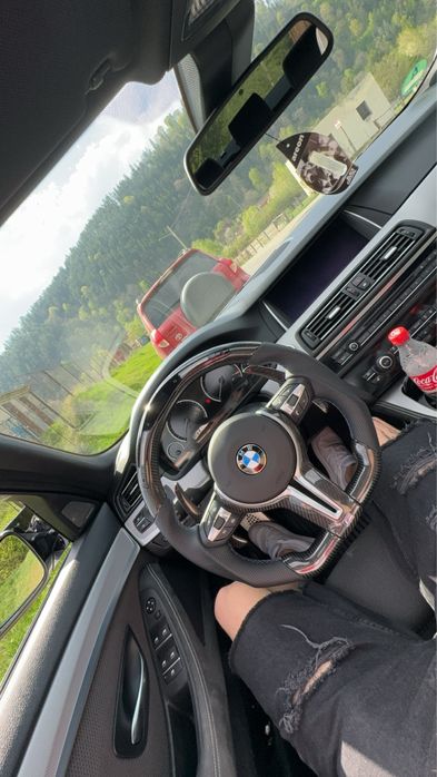 Volan M cu padele & race display LED BMW Seria 5, 6, 7 (F10, F01, etc)