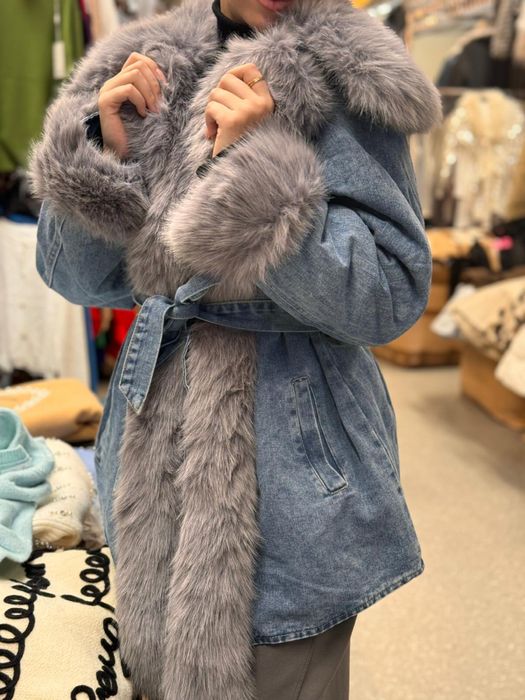 Geaca cu blana /s m l xl. Oferta