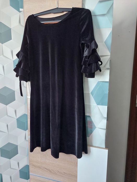 Rochie dama stare buna catifea neagra36s