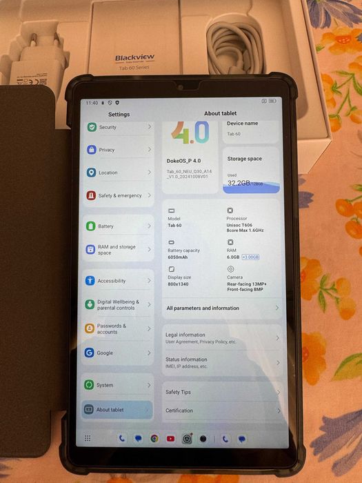 Таблет Blackview Tab60