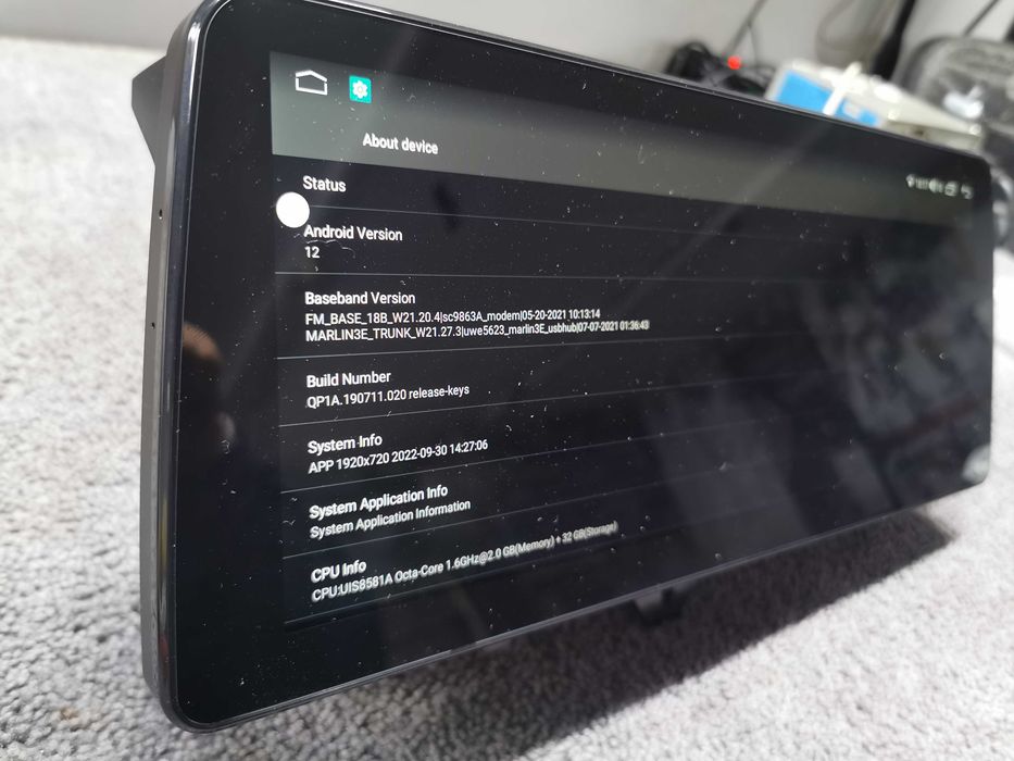 Navigatie android Mercedes Smart For Two 12.3 inch octacore 2011-2015
