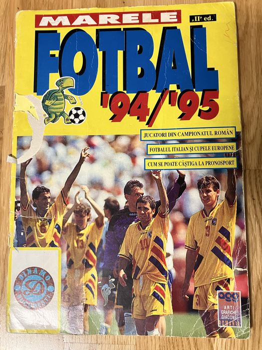 Vand album Marele Fotbal 94/95! Foarte Rar!!!
