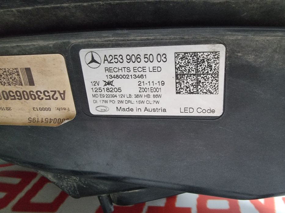 Far dreapta led Mercedes GLC Facelift 2019 cod A2539065003