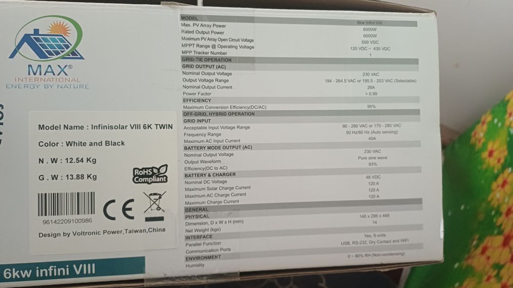 Battery va inverter