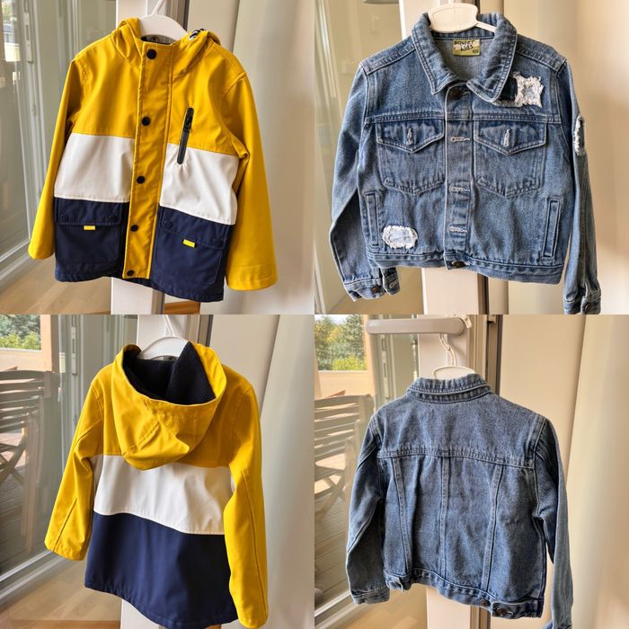 Яке за дъжд с подплата/ дънково яке