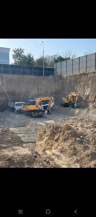 Услуги экскаваторов и самосвалов доставка клинит щебень песок булыга