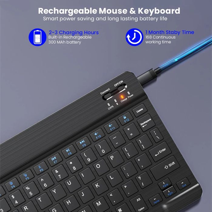 Set tastatura si mouse Bluetooth