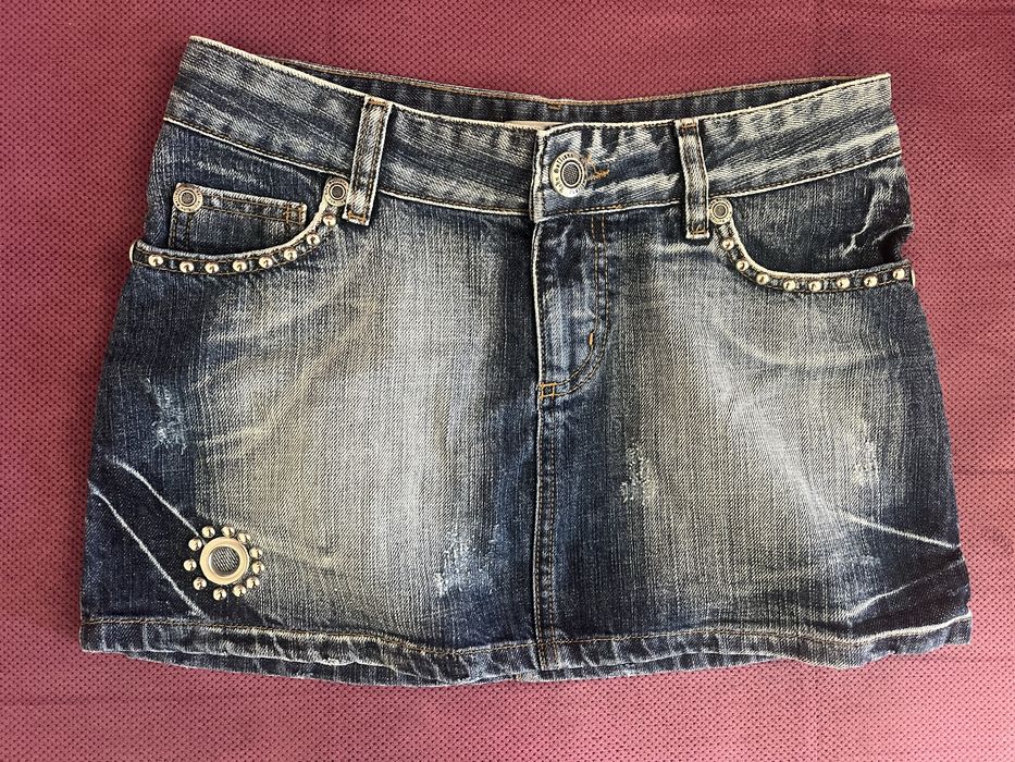 Дънкова пола минижуп