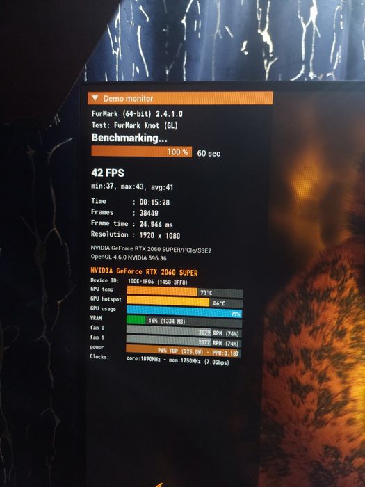 Продам видеокарту rtx2060super
