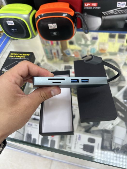 Tyupe C HUB 8 перехадник