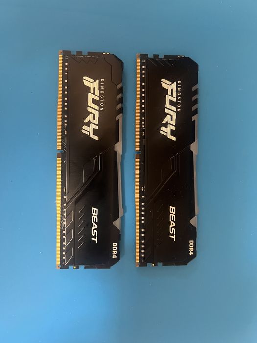 Kit RAM Kingston Fury Beast DDR4 16GB (2x8GB) 3200MHz CL16