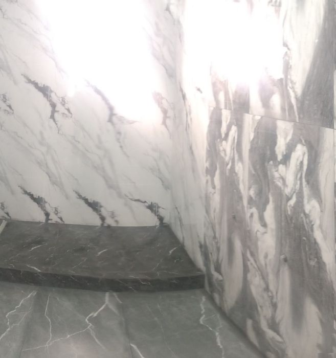 Укладка плитки, гибкий мрамор