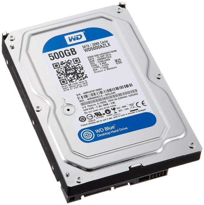 Hard disk PC 500GB WD Blue 7200rpm SATA 3 tip 3.5" Nou SIGILAT
