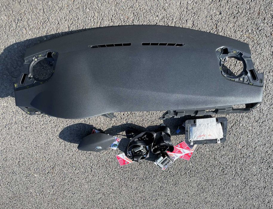 Citroen c-elysee kit airbag volan pasager plansa de bord set centuri