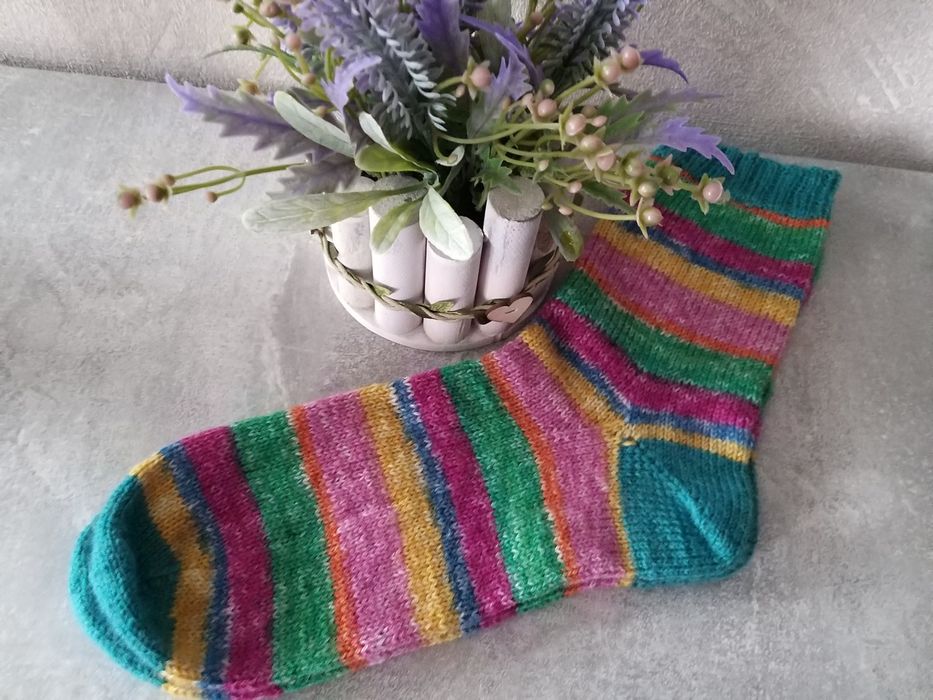 Носки шерстяные ручная вязка