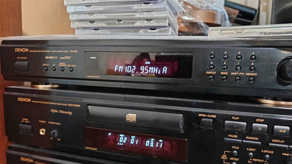 DENON PMA-655R, YAMAHA AX-10. Kenwood DP-M87