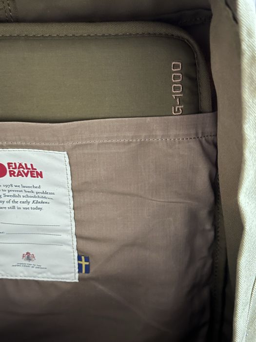 Оригинална раница Fjällräven Kånken No. 2 – Маслиненозелена / Отлично състояние