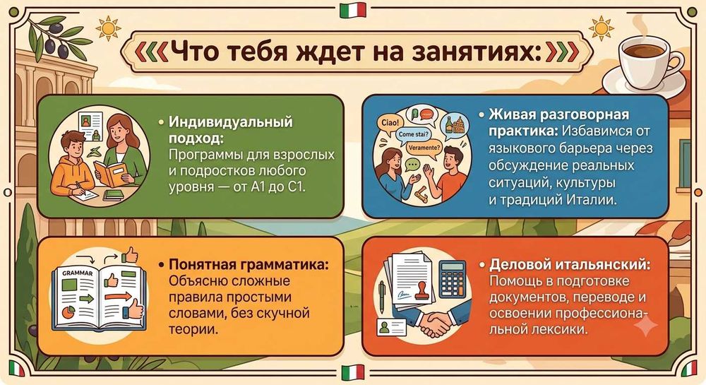Итальянский язык с носителем