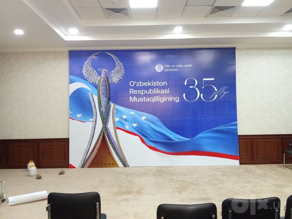 Banner pechat | Баннер | Tez 1-24 soatda | Orakal | Montaj baner банер