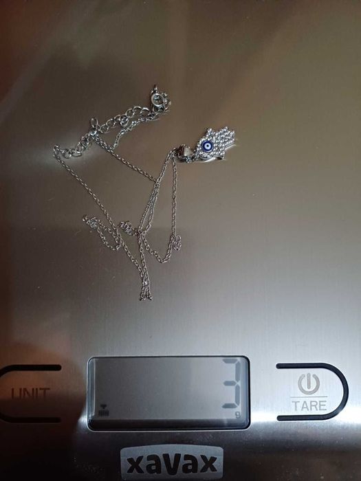 Чисто нов сребърен синджир ръчна изработка Тунис.Проба 925,маркиран